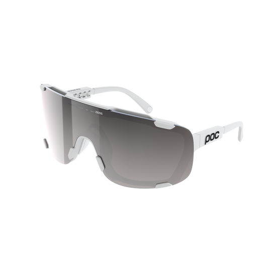 Lunettes POC DEVOUR MID + Blanc Verre Clarity Road Sunny Silver