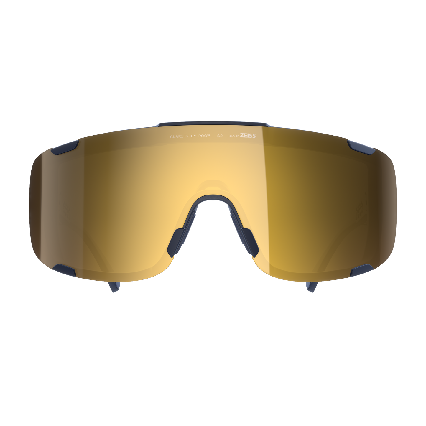 Lunettes POC DEVOUR MID Marine Verre Clarity Road Partly Sunny Gold