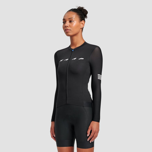 Maillot MAAP EVADE PRO BASE LS 2.0 Femme Manches Longues Noir