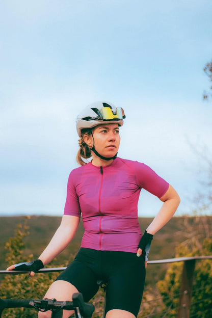 Maillot MAVIC ICON GRAPHIC Manches Courtes Femme Fuschia