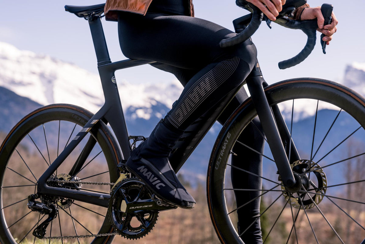 Lange bretelles cuissard MAVIC COSMIC THERMO Zwart