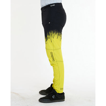 Broek DHARCO GRAVITY ACID RAIN Zwart/Geel