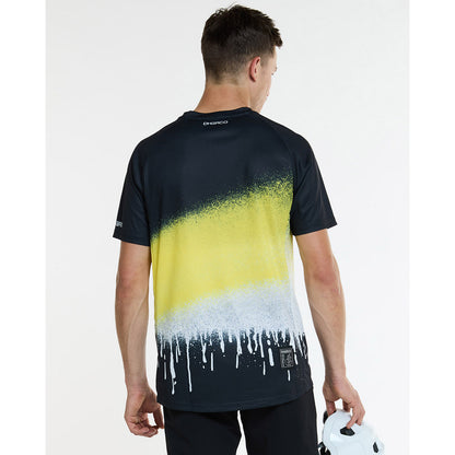 Shirt DHARCO ACID RAIN Korte Mouwen Zwart/Geel