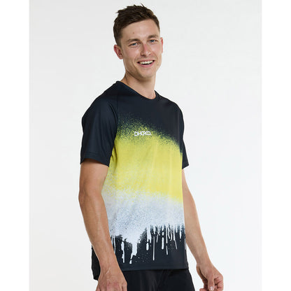 Shirt DHARCO ACID RAIN Korte Mouwen Zwart/Geel