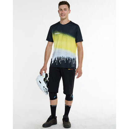 Shirt DHARCO ACID RAIN Korte Mouwen Zwart/Geel