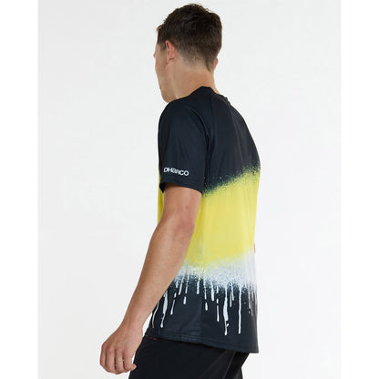 Shirt DHARCO ACID RAIN Korte Mouwen Zwart/Geel