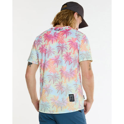 Shirt DHARCO HIGHBALL Korte Mouw Roze/Blauw