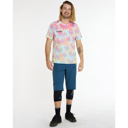 Shirt DHARCO HIGHBALL Korte Mouw Roze/Blauw