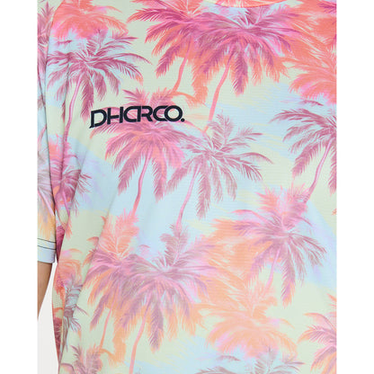 Shirt DHARCO HIGHBALL Korte Mouw Roze/Blauw