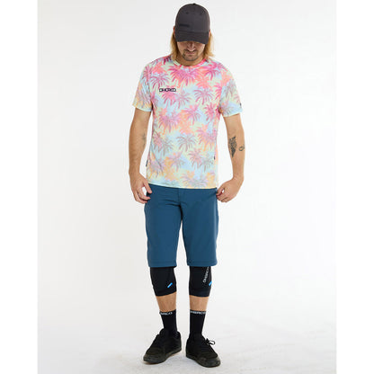 Shirt DHARCO HIGHBALL Korte Mouw Roze/Blauw