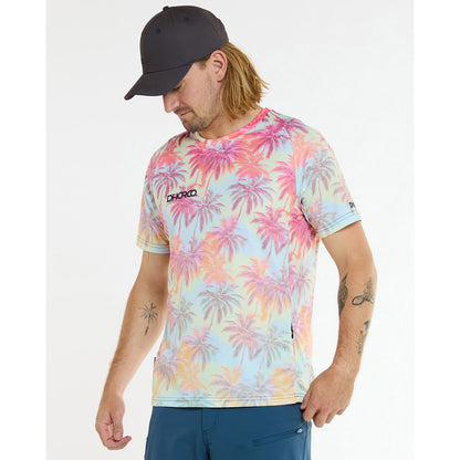 Shirt DHARCO HIGHBALL Korte Mouw Roze/Blauw