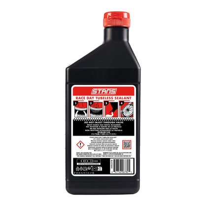 STAN'S RACE DAY antilekvloeistof 500 ml — achterkant van de fles