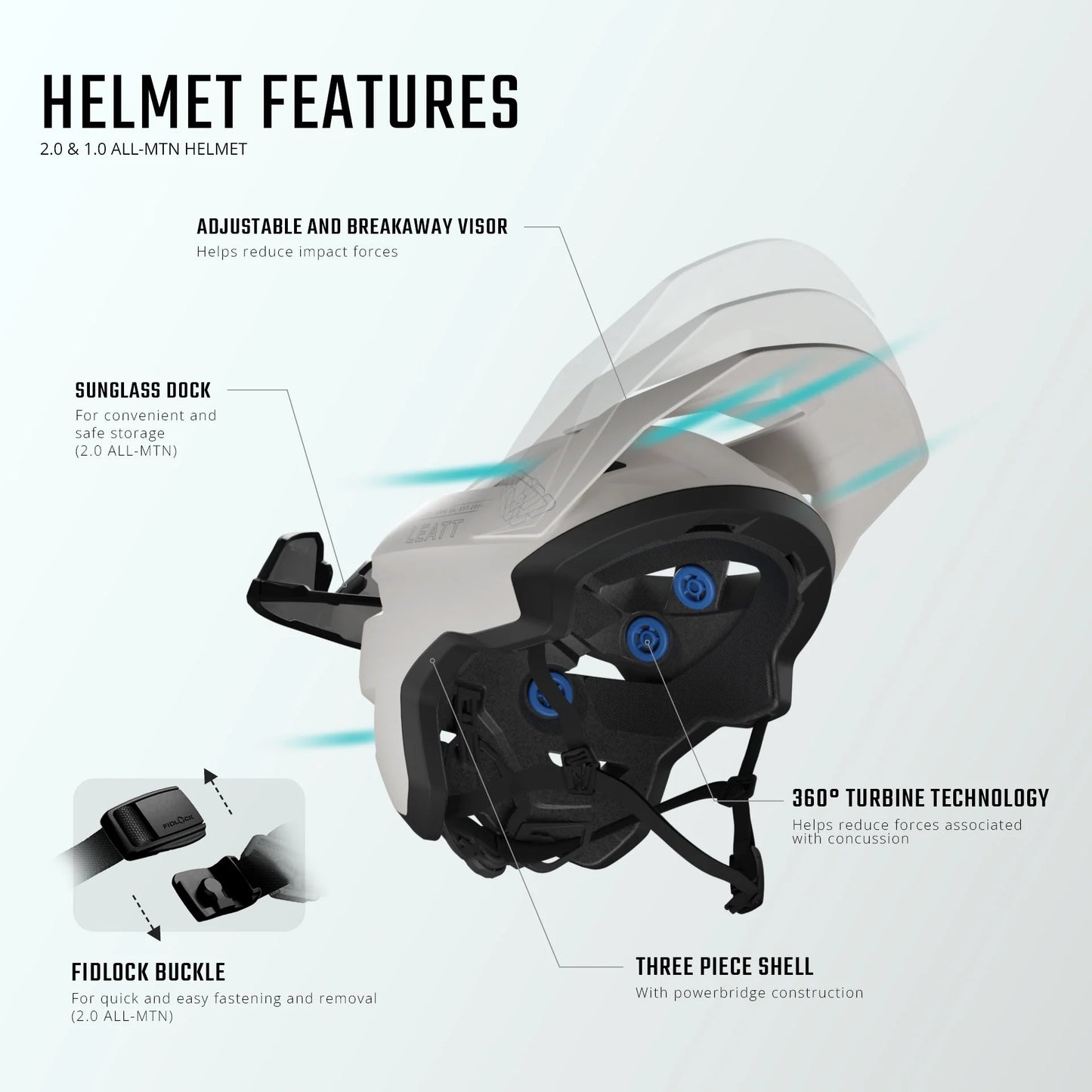 Casque VTT LEATT MTB ALL-MOUNTAIN 1.0 Kaki