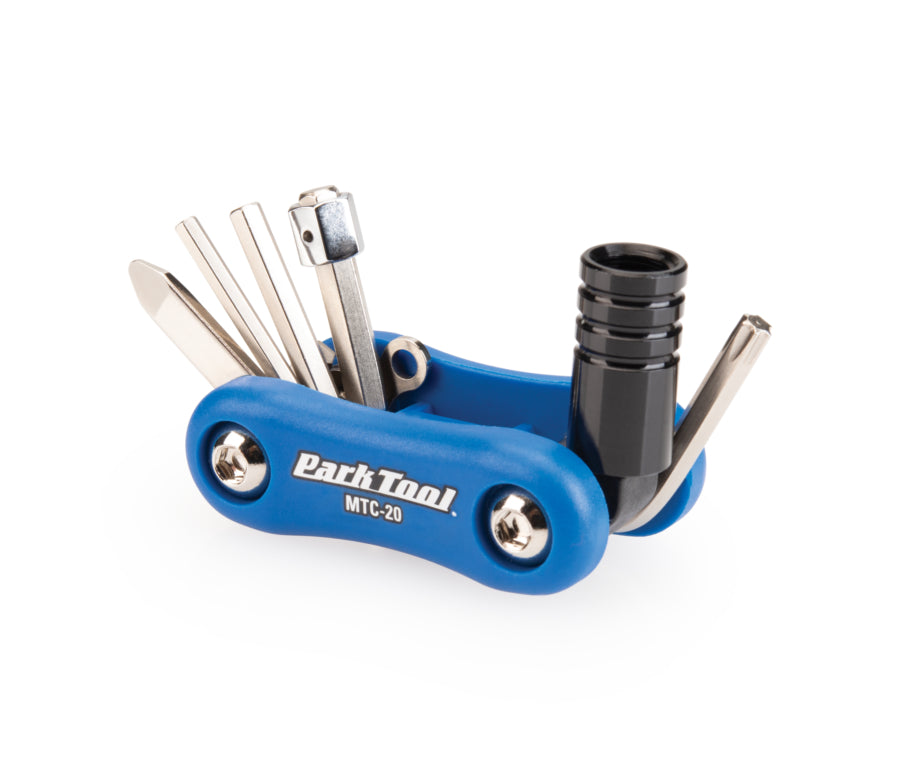 Park Tool MTC-20 met uitgeklapte gereedschappen
