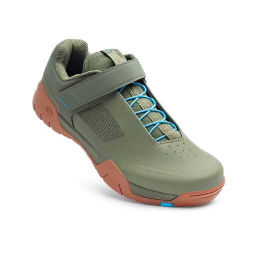 CRANKBROTHERS MALLET ENDURO SPEED LACE CLIP-IN MTB Schoenen Groen/Blauw