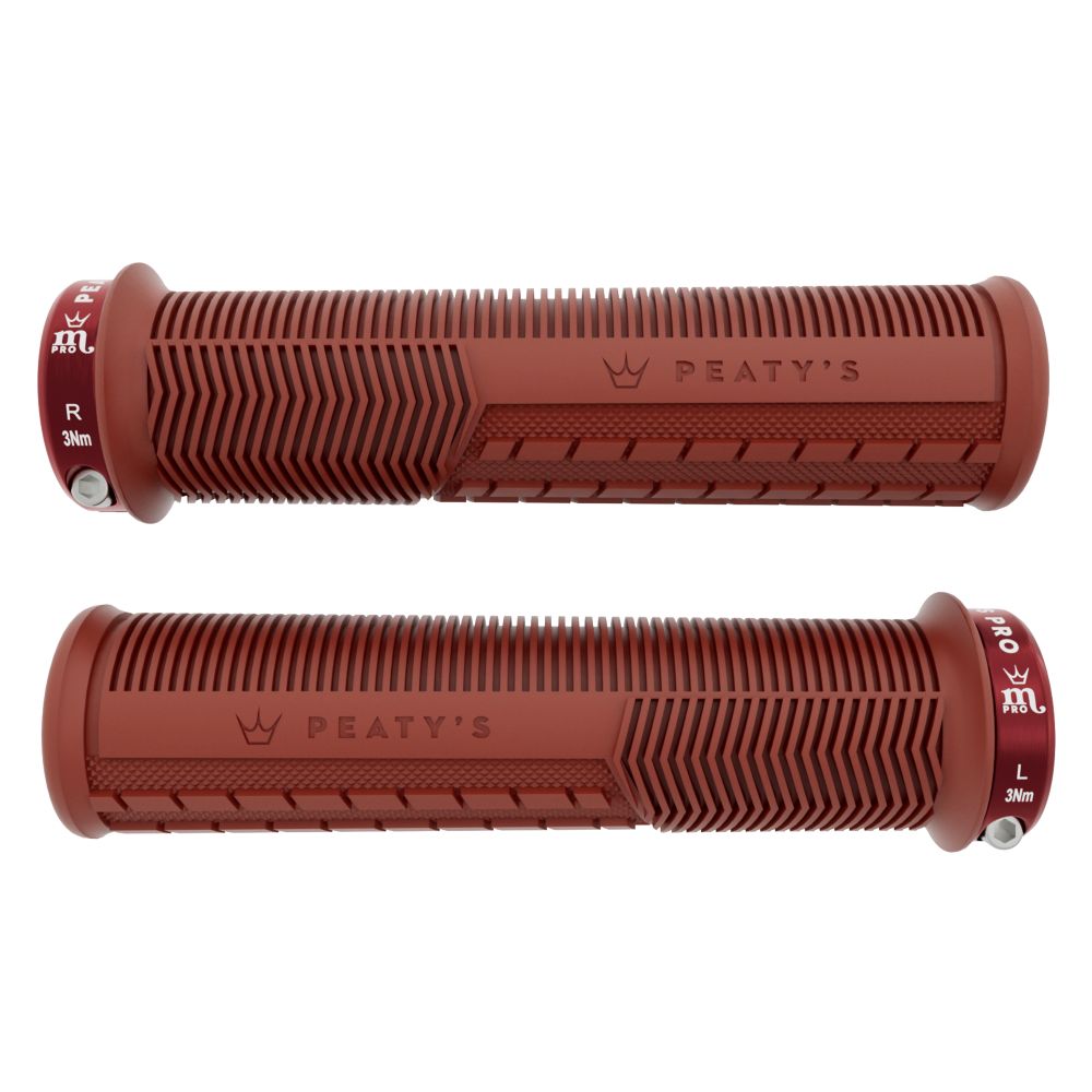 Handvatten PEATY'S MONARCH PRO MUSHROOM Supersoft Brick Red