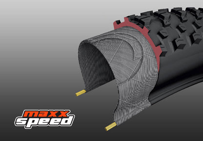 Pneu MAXXIS ASPEN AT 32x2.40  Exo MaxxSpeed Tubeless Ready Souple Noir