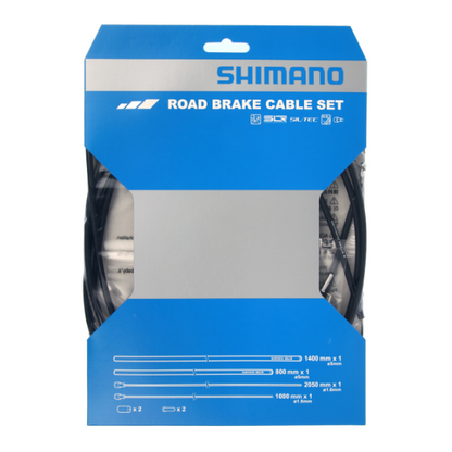 Kabel- en remhoezenset SHIMANO PTFE Zwart