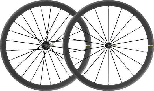 Paar MAVIC COSMIC SLR 40 wielen met banden