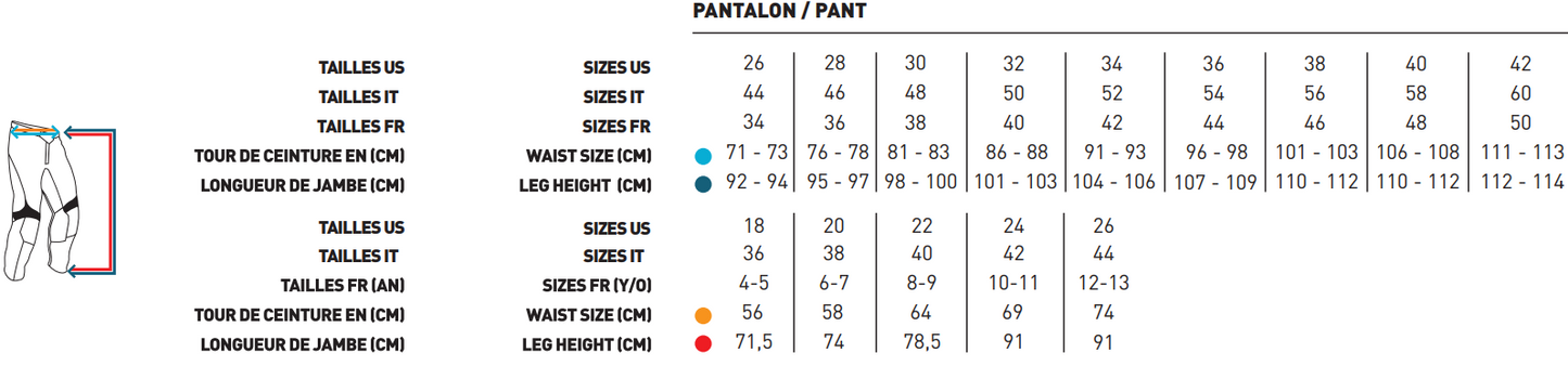 Pantalon SHOT Airy Sharp Blanc