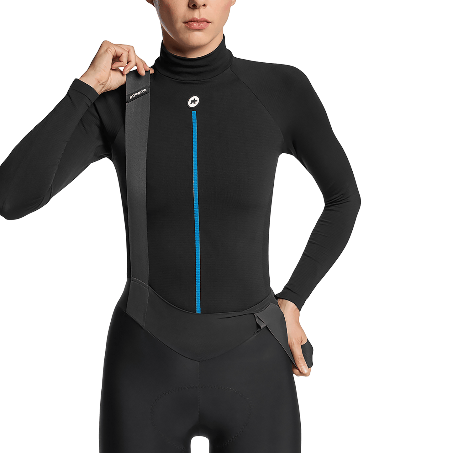 ASSOS WINTER SKIN P1 Ondergoed met lange mouwen voor dames Zwart