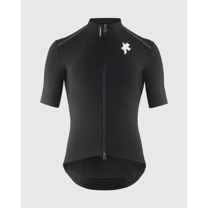 Shirt ASSOS EQUIPE R THERMO RAIN S11 Korte Mouwen Zwart