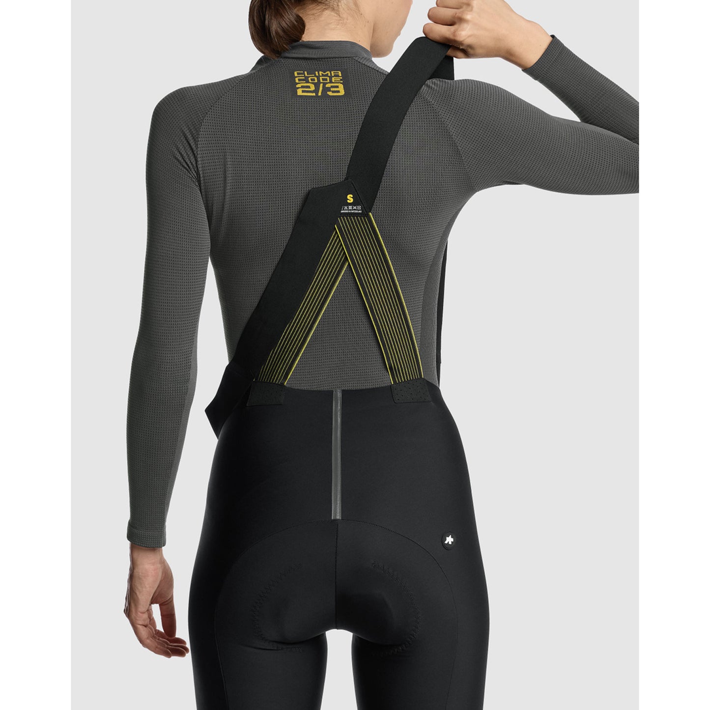 ASSOS WOM P1 Damesondergoed met lange mouwen Antracietgrijs