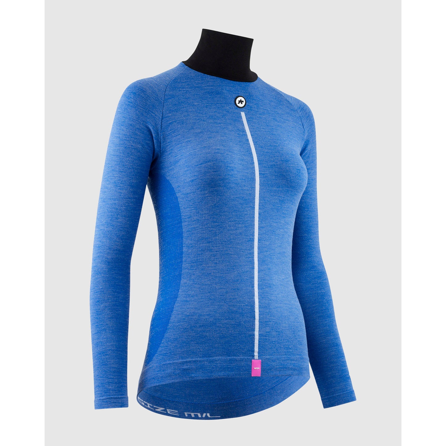 ASSOS WOM UZ P1 Dames ondergoed lange mouw Calypso Blu
