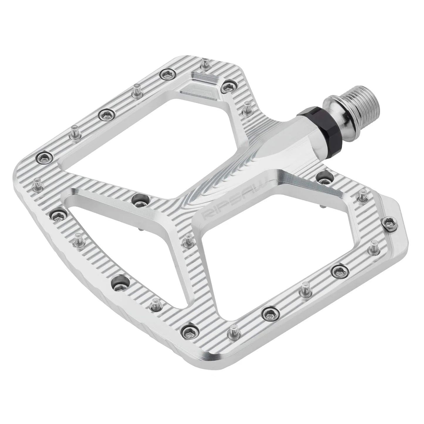 WOLF TOOTH RIPSAW platte pedalen, zilver
