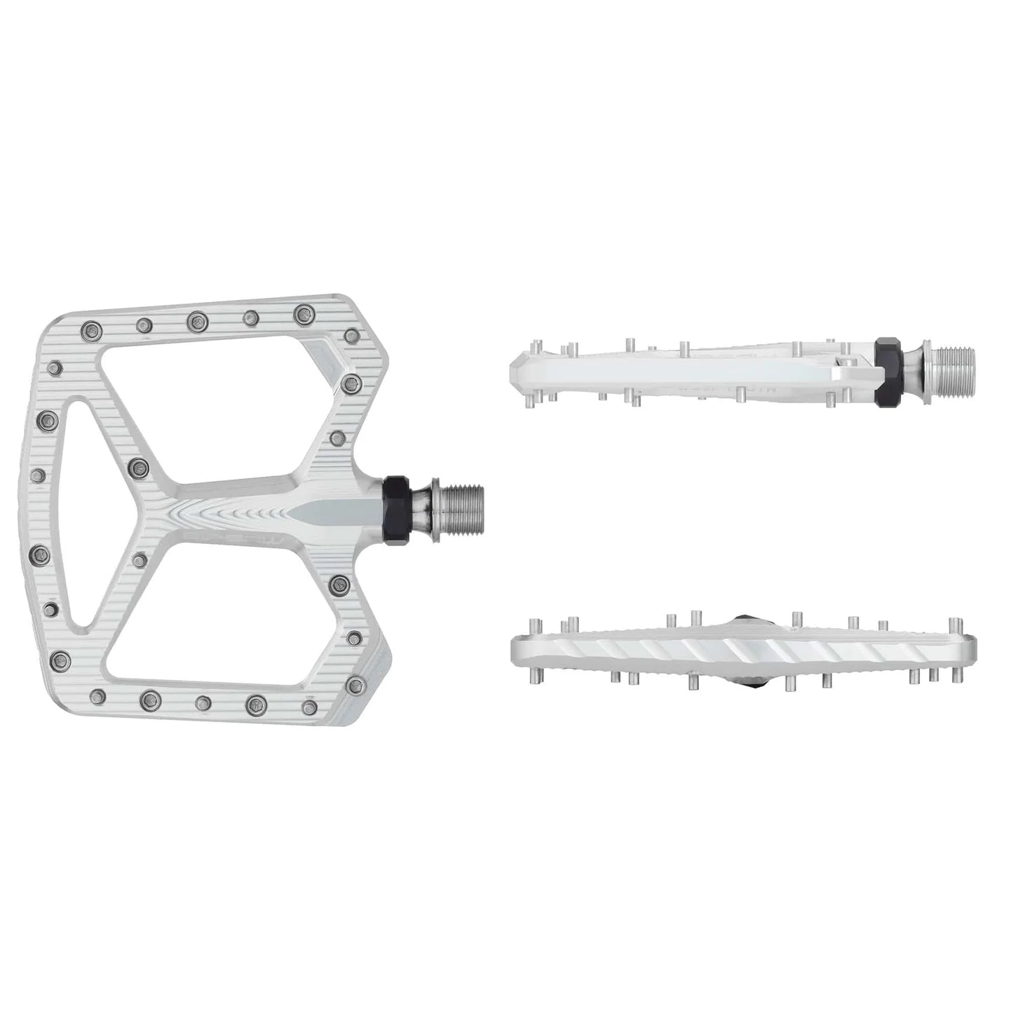 WOLF TOOTH RIPSAW platte pedalen, zilver