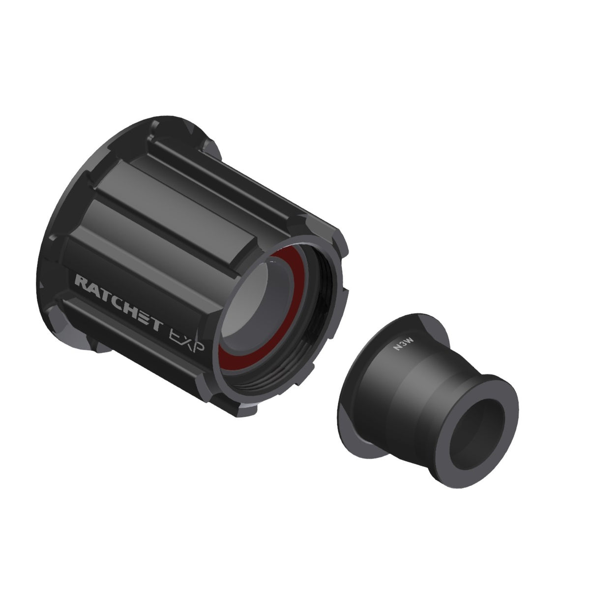 DT SWISS Ratchet EXP-vrijloopbody voor Campagnolo N3W, 12x142 mm as, aluminium