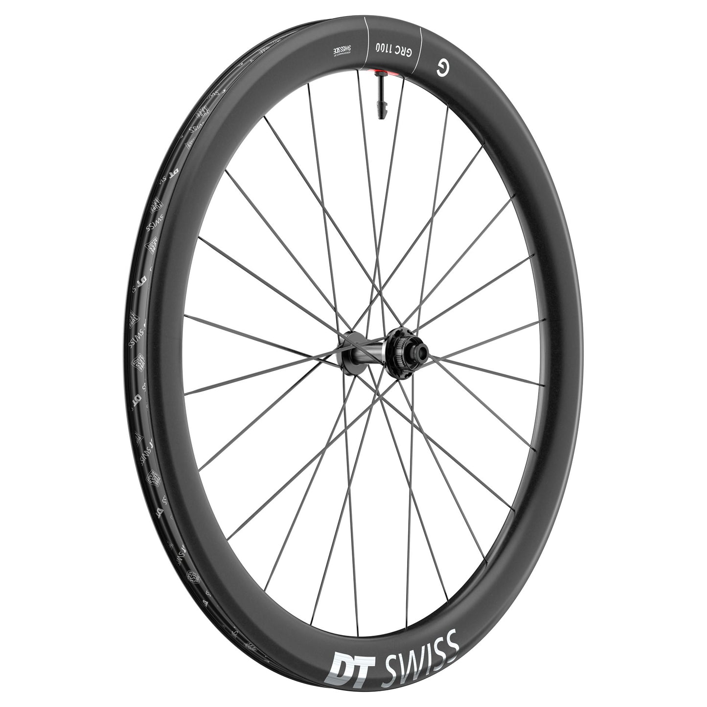 DT SWISS GRC 1100 DICUT 50 DISC Tubeless Ready voorwiel (Center Lock)