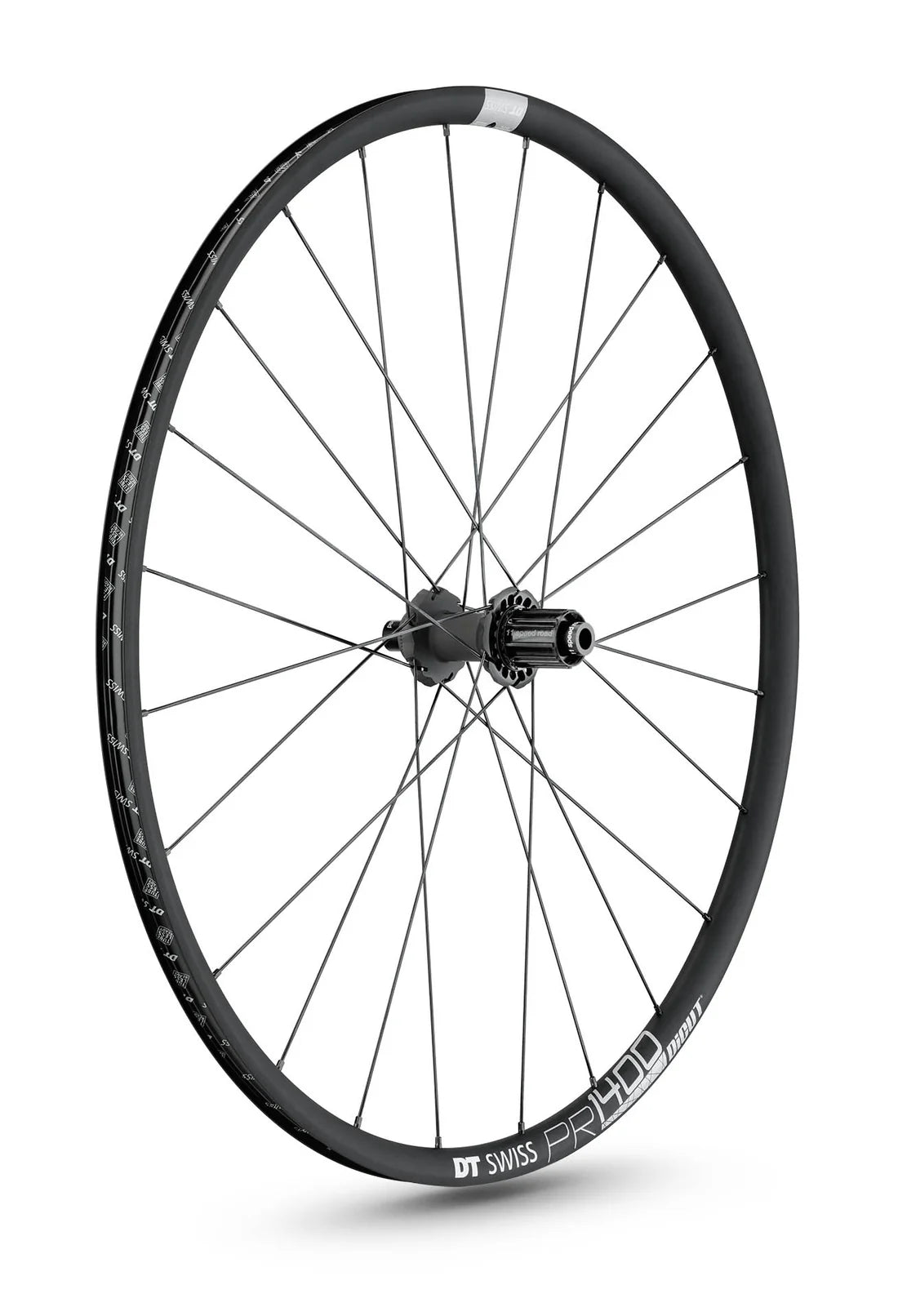 Paire de Roues DT SWISS PR 1400 DICUT 21 DISC à Pneus (Center Lock)