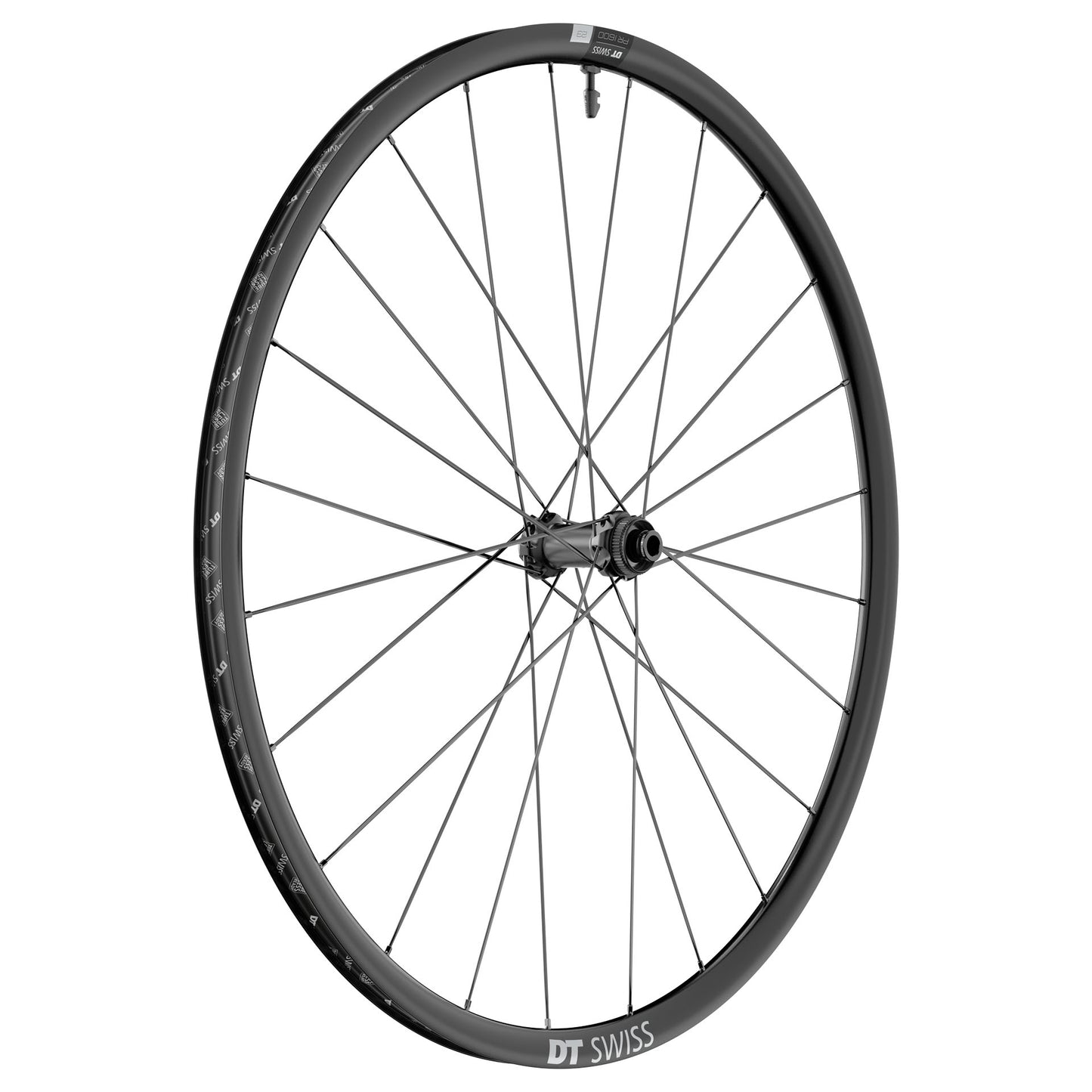 DT SWISS PR 1600 SPLINE 23 DIC Tubeless Ready voorwiel (Center Lock)