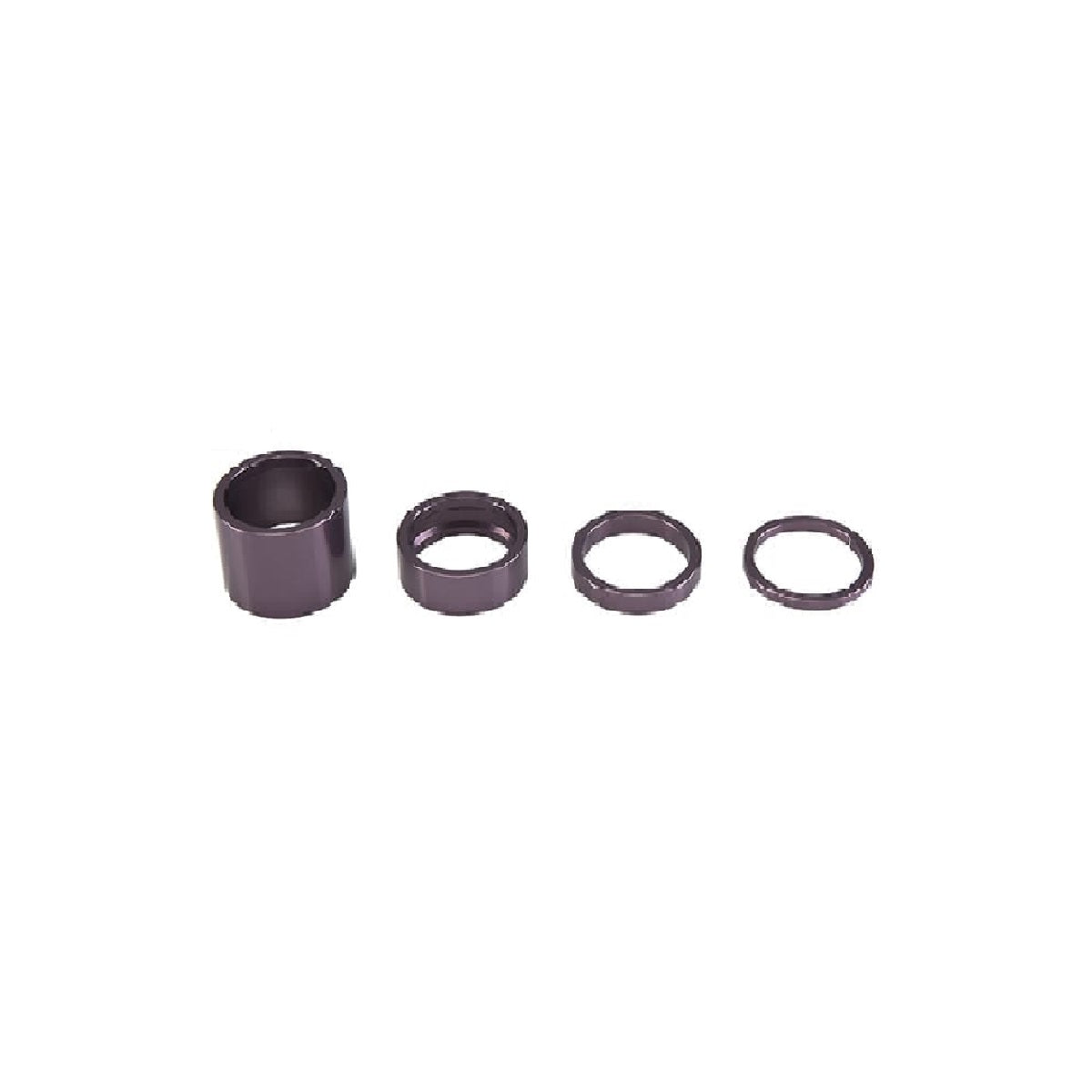 Set CHRIS KING 1"1/8 Grijze aluminium balhoofdset spacers