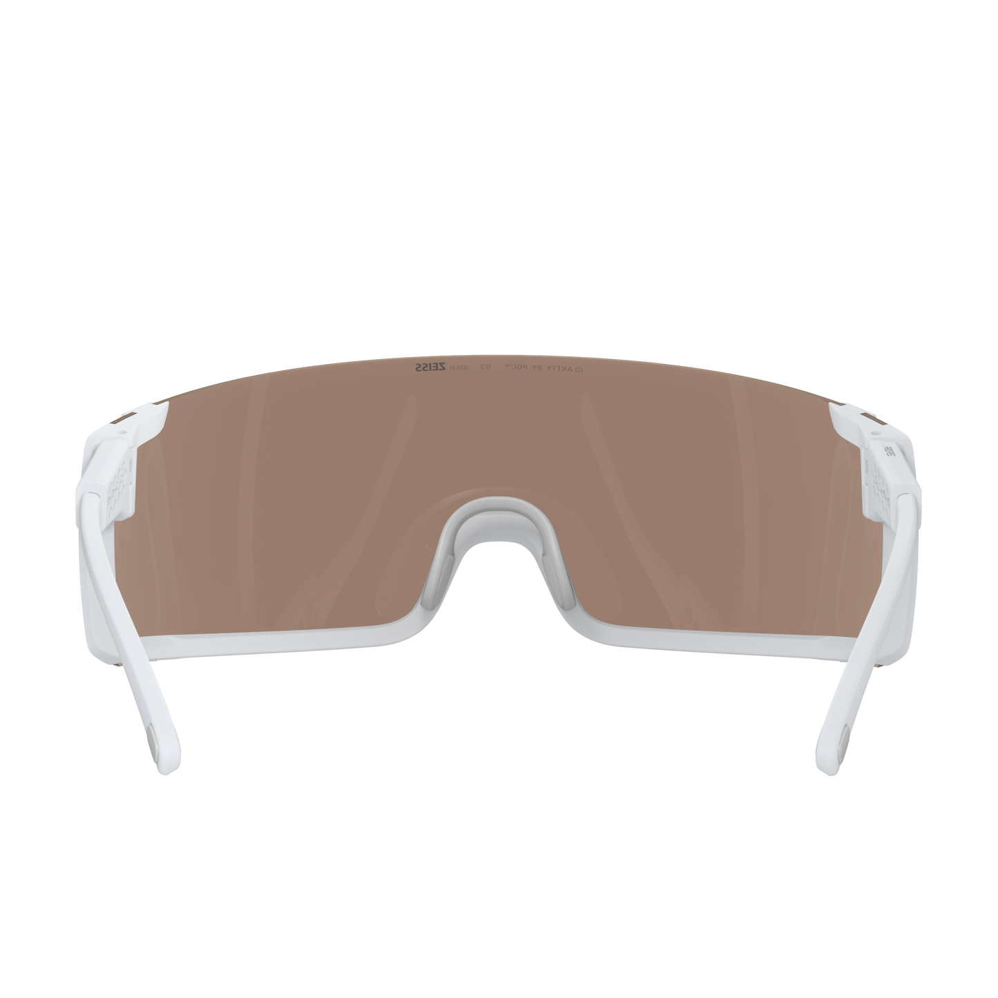 Lunettes POC PROPEL + Blanc Verre Clarity Trail Partly Sunny Silver