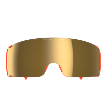 Bril POC PROPEL Fluorescent Oranje Doorschijnend Glas Clarity Road Sunny Gold