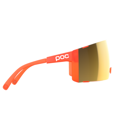 Bril POC PROPEL Fluorescent Oranje Doorschijnend Glas Clarity Road Sunny Gold