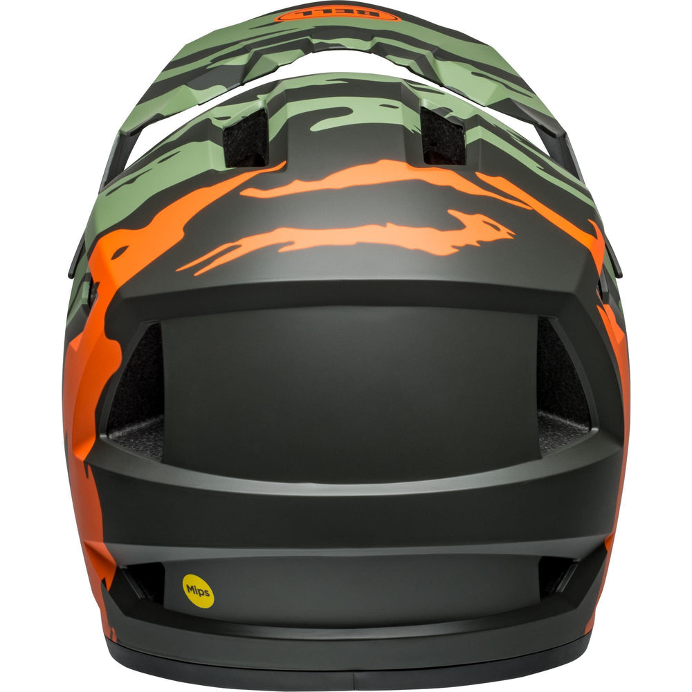 BELL SANCTION 2 DLX MIPS MTB Helm Groen/Oranje/Zwart