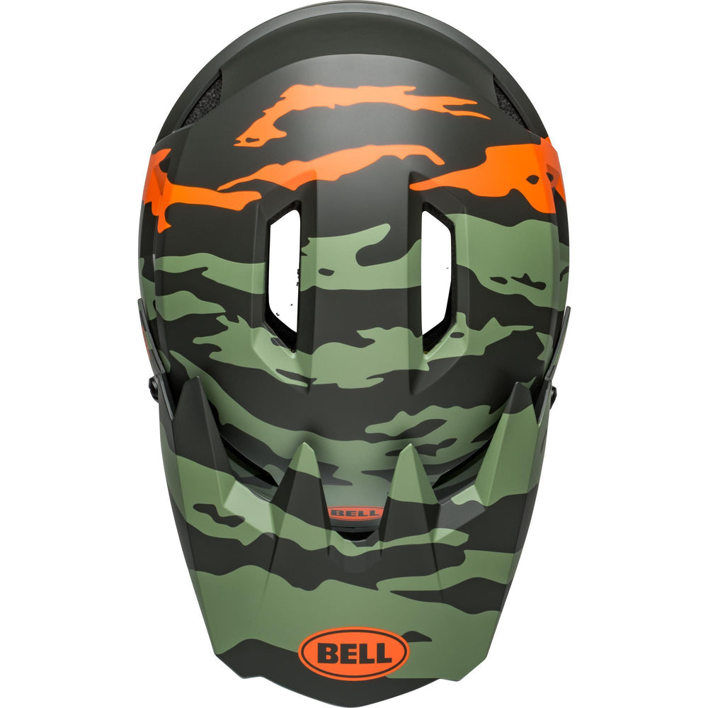 BELL SANCTION 2 DLX MIPS MTB Helm Groen/Oranje/Zwart