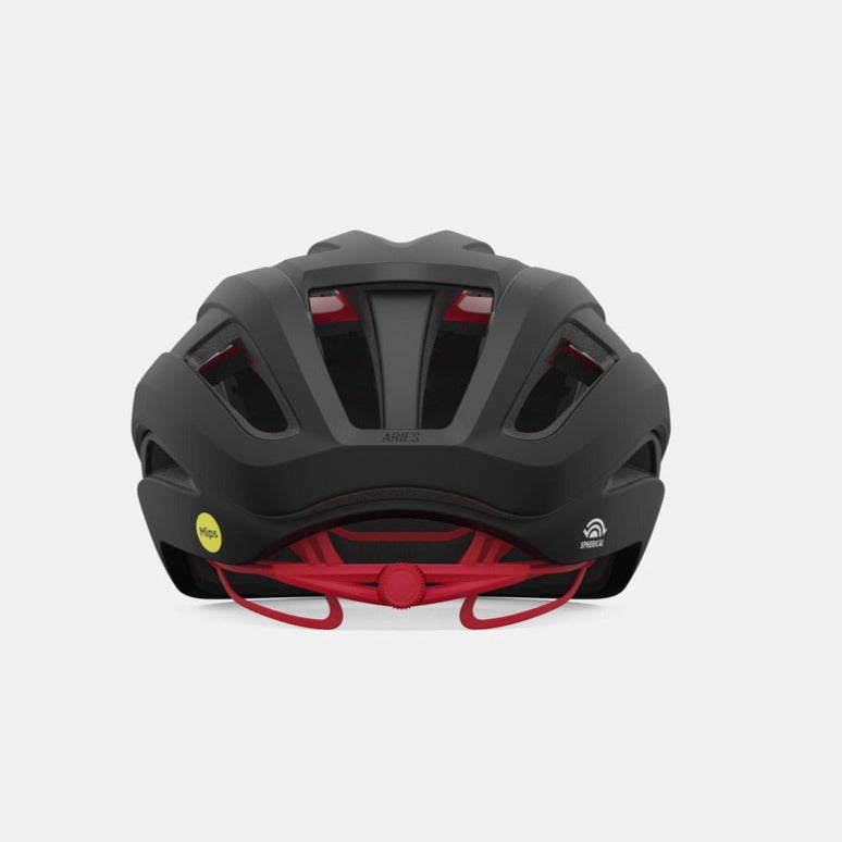 GIRO ARIES SPHERICAL Weghelm Zwart/Rood