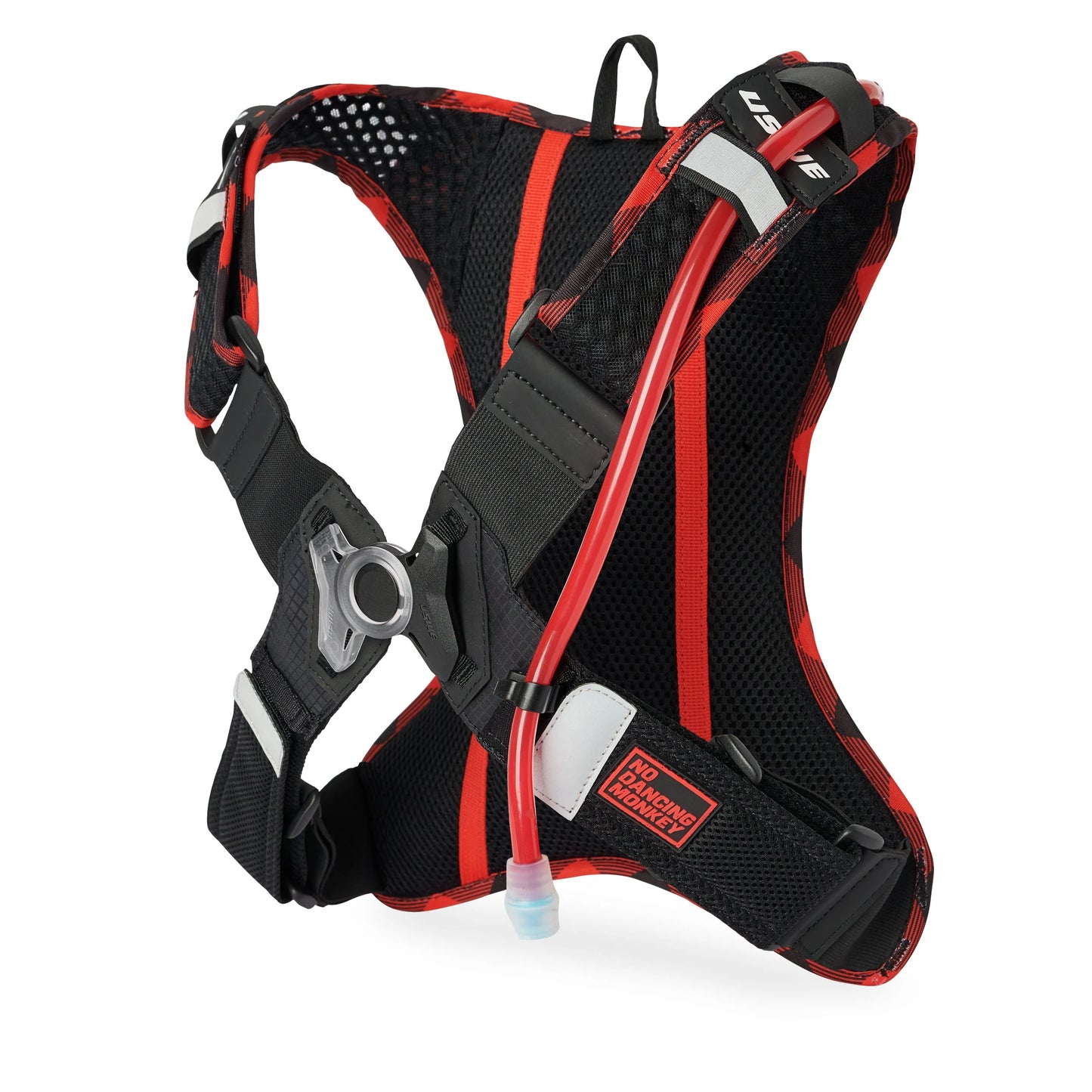 USWE OUTLANDER XC 2 L-drinkrugzak, flanel, rood/zwart
