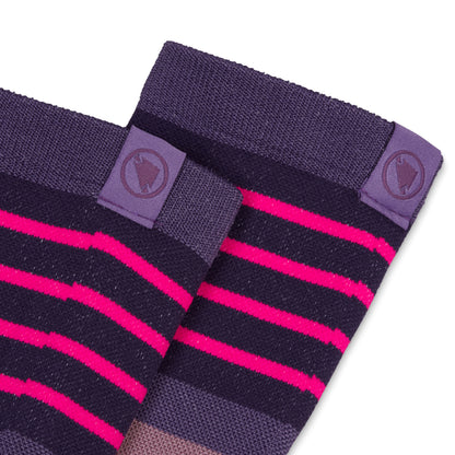 Chaussettes ENDURA BLOCK Violet
