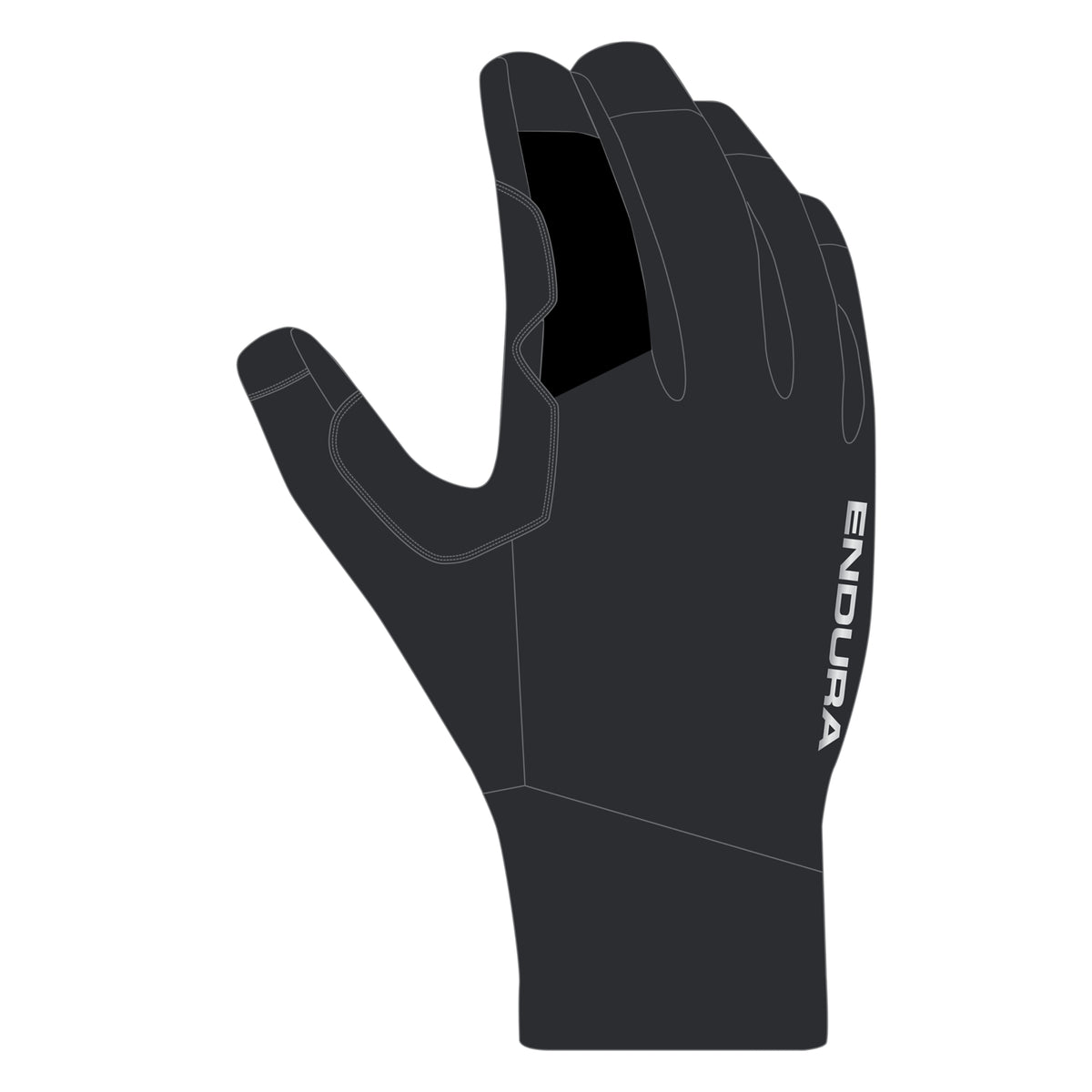 Handschoenen ENDURA LOOP WATERPROOF Zwart