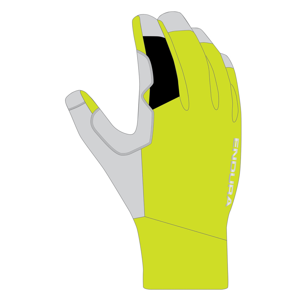 Gants ENDURA LOOP WATERPROOF Jaune