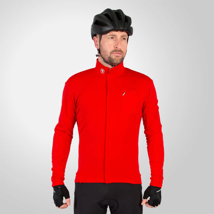 Maillot ENDURA XTRACT ROUBAIX Lange Mouwen Rood
