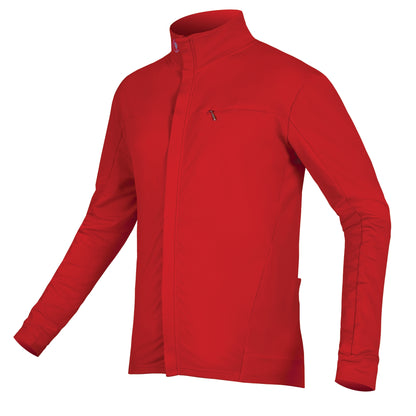 Maillot ENDURA XTRACT ROUBAIX Lange Mouwen Rood