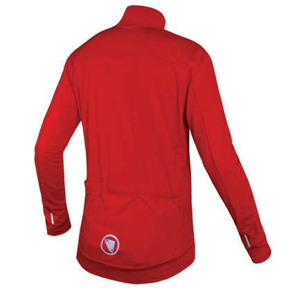 Maillot ENDURA XTRACT ROUBAIX Lange Mouwen Rood