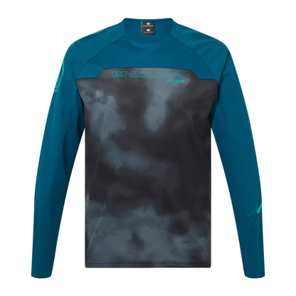Shirt ENDURA MT500 BURNER Lange Mouwen Blauw