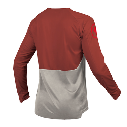 Jersey ENDURA MT500 BURNER Lange Mouwen Rood